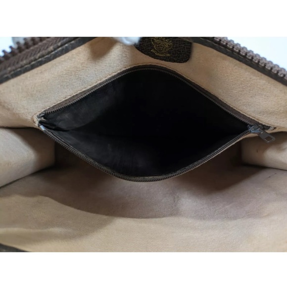 #4 Gucci Vintage Clutch Bag Brown GG PVC Supreme USED (NO CODE) COA INCLUDED - Picture 14 of 14